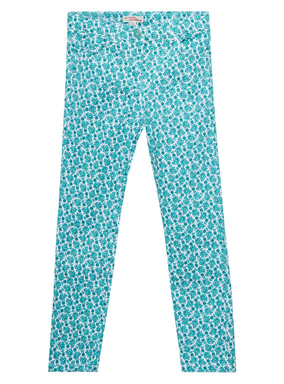 Hose mit Blumendruck JABOPANT / 20S901H1PAN000