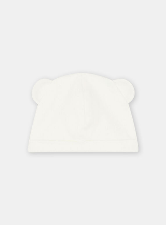 Mütze zur Geburt, cremeweiß SOU1BON / 23WF4212BNAA001