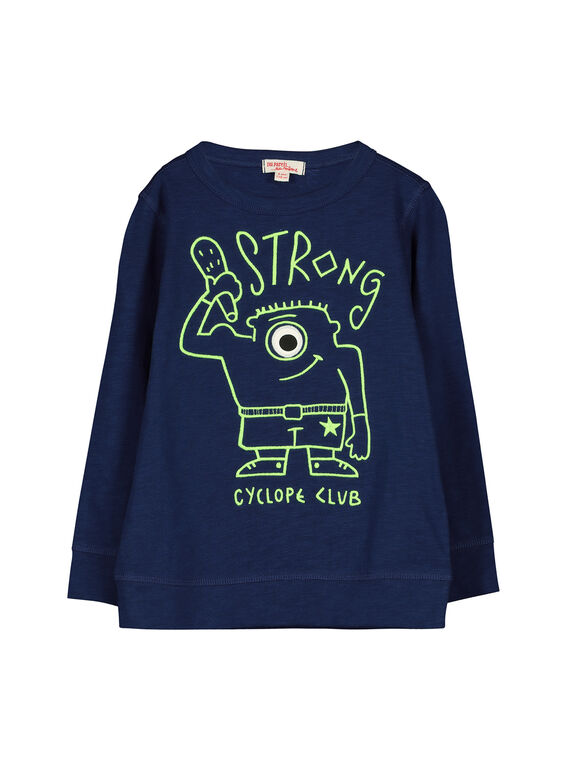 Langärmeliges T-Shirt für Jungen FONETEE2 / 19S902B1TML070