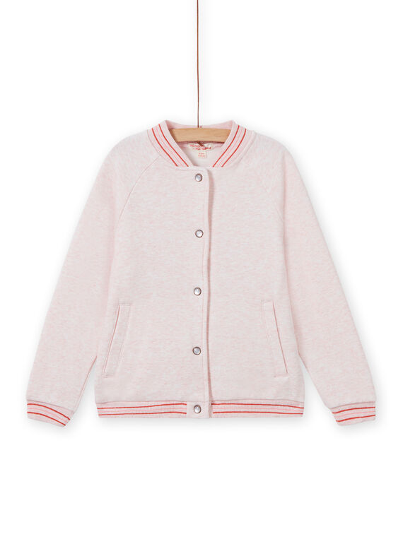Rosa Teddyjacke für Mädchen MAJOHAUJOG2 / 21W90112JGHD314