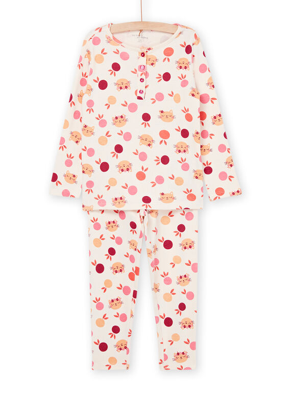 Pyjama mit Katzenprint REFAPYJDOT / 23SH11D4PYJ003