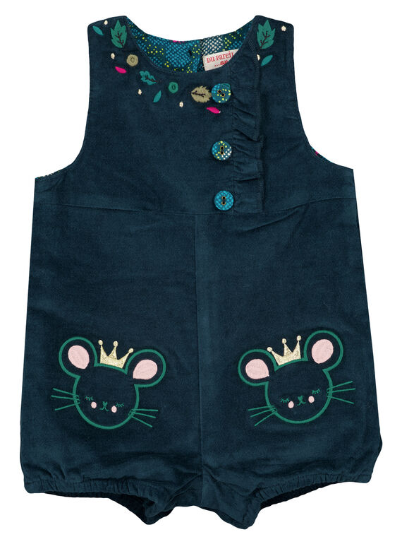 Strampler türkis Baby Mädchen GITUSAL / 19WG09Q1SAC714