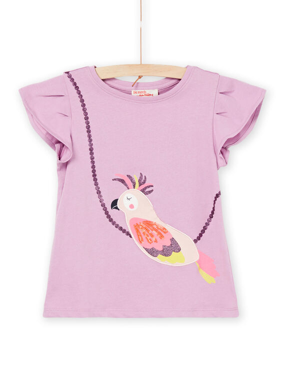 T-Shirt mit Papageienmuster RANEOTI3 / 23S901O2TMC326