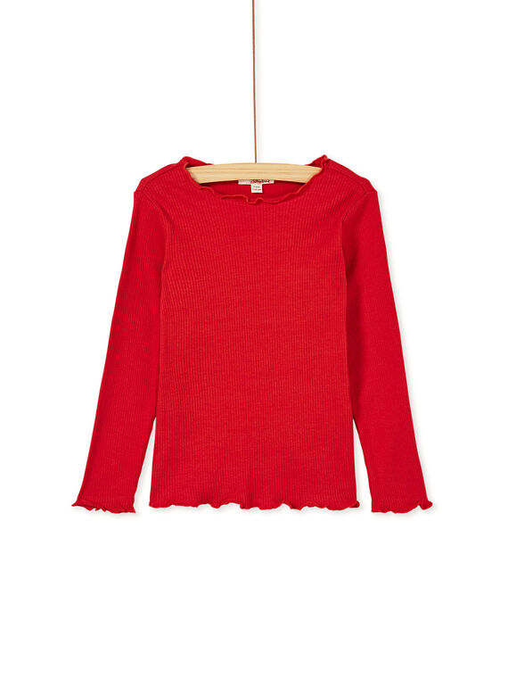 Dark orange LONGSLEEVE T-SHIRT KAJOUTEE3 / 20W90133D32408