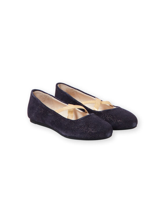 Ballerinas navy blau Kind Mädchen GFBALRINEM / 19WK35I2D41070