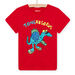 Rotes T-Shirt mit Dinosaurier-Motiv Kind, Jungen