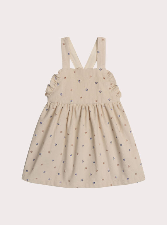 Kleid, sandfarben, Baby Mädchen XIBLUROB2 / 25WG09N2ROB808