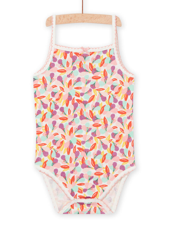 Baby Mädchen Off White Floral Print Bodysuit NEFIBODMUL / 22SH13J5BDL001