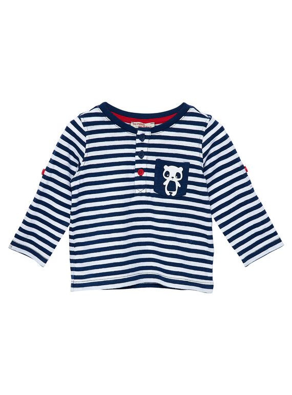 Naturweißes langärmeliges T-Shirt JUJOTUN1 / 20SG1043TML001