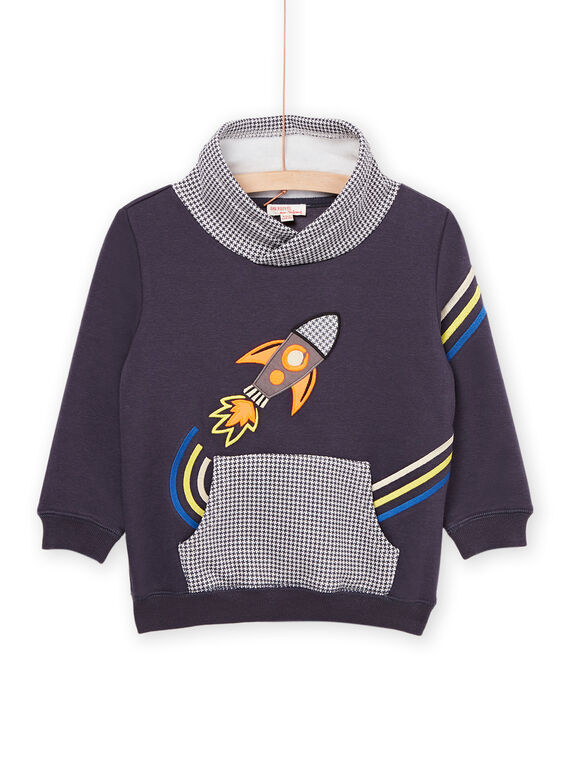 Sweatshirt mit Raketenmuster PORESWE / 22W902T1SWEJ903