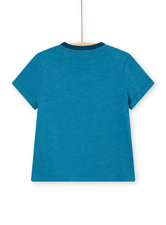 T-shirt blau Kind Junge LOVERTI5 / 21S902Q3TMC715