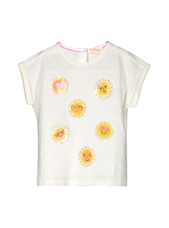 Kurzärmeliges T-Shirt für Mädchen FALITI / 19S90121TMC001