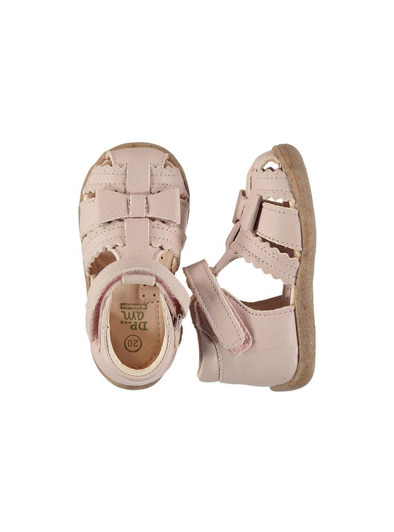 Sandalen aus Leder für draußen Babys Mädchen FBFSANDHER / 19SK37K1D0E030