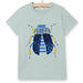 Wendbares Käfer-T-Shirt mit Pailletten für Kind Junge