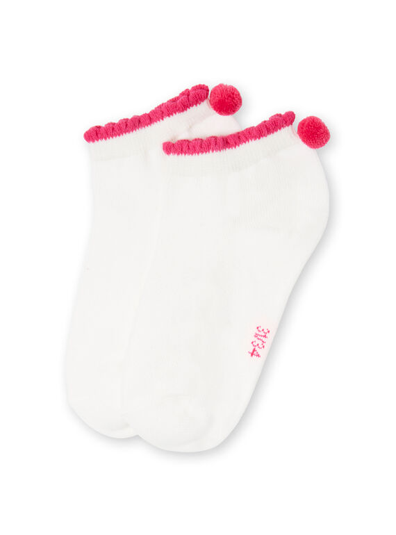 White SOCKS LYAJOSCHO1B / 21SI0141SOQ000