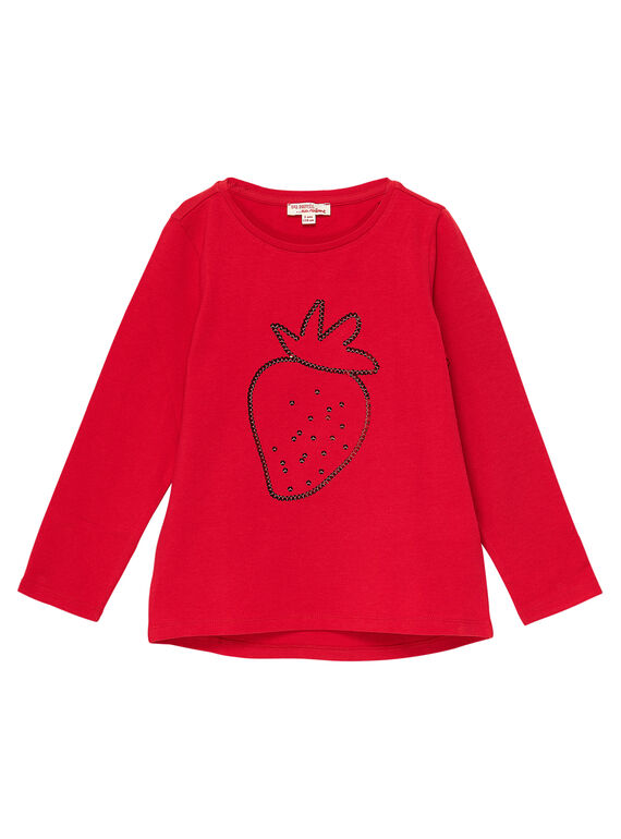 Rotes langärmeliges T-Shirt JAJOTEE5 / 20S90141D32050