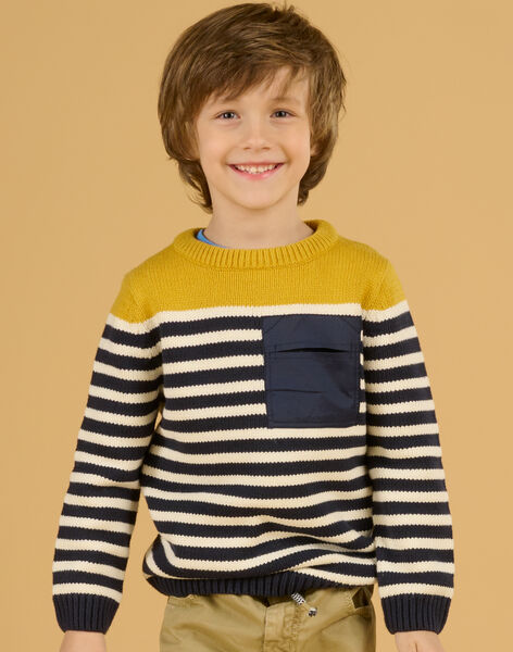 Gestreifter Strickpullover ROJOPUL3 / 23S90281PUL106