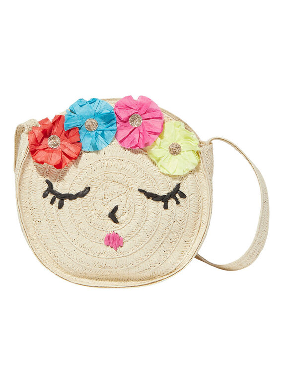 Mädchen-Umhängetasche in Flechtoptik mit Blumen JYABOBAG / 20SI01H1BES009