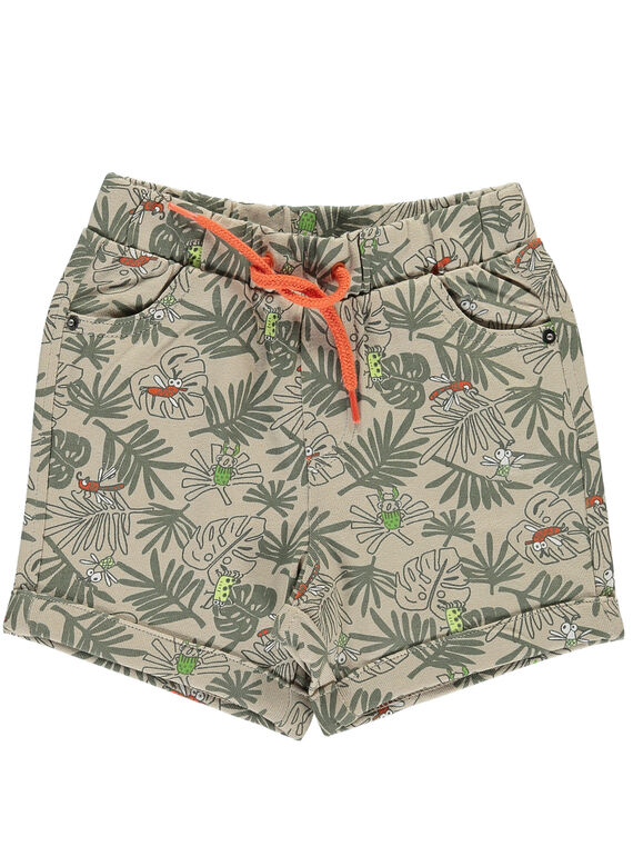 Bedruckte Bermudas für Jungen FUYEBER2 / 19SG10M2BER099