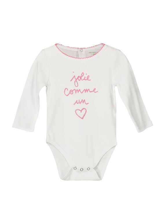 Langärmeliger Body für Mädchen FEFIBODBAL / 19SH1352BDL000