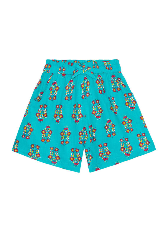 Türkisfarbene Shorts JABOSHORT1 / 20S901H1SHO209