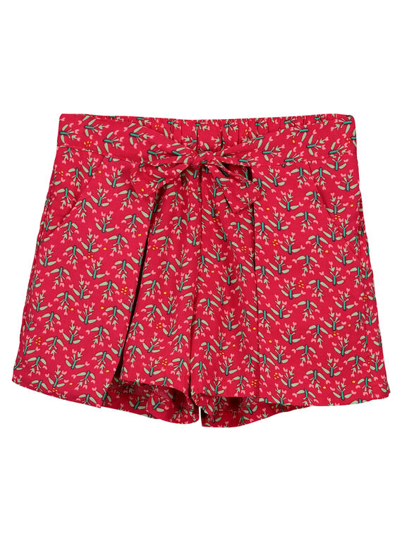 Bedruckte Palazzo-Shorts für Mädchen FAYESHORT2 / 19S901M2SHO099