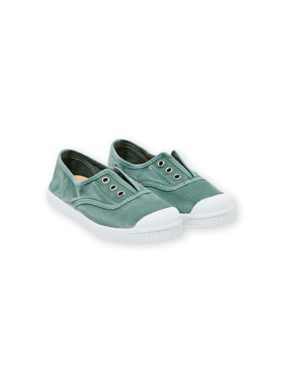 Grüne Tennisschuhe für Mädchen LGTENVERT / 21KK3643D16G614