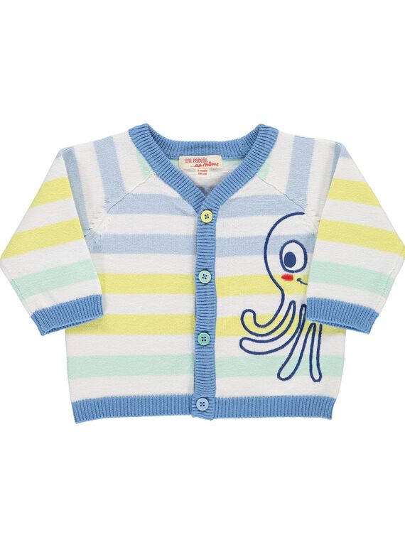 Baby boys' cardigan CUBUGIL / 18SG10K1GIL099
