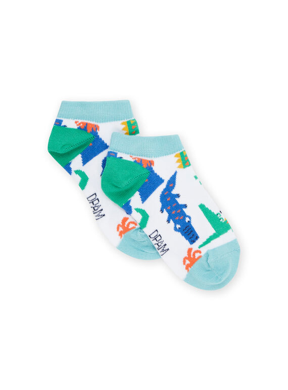 Mehrfarbige Socken mit Krokodilmuster RYOJOSOQ6 / 23SI0295SOQ000