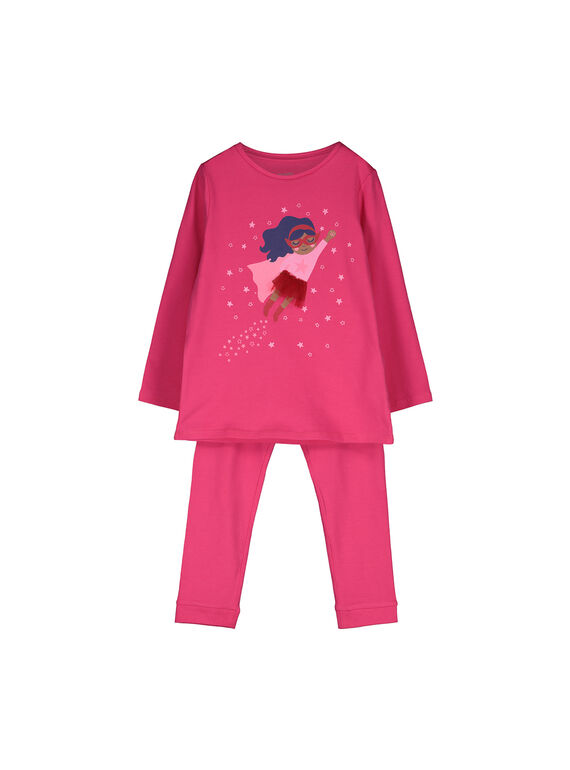 Pyjama aus Baumwolle für Mädchen FEFAPYJSUP / 19SH1144PYJ030