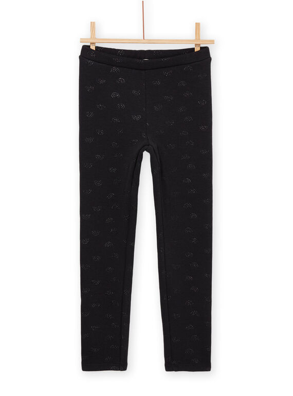Leggings mit Regenbogenprint schwarz PAJOLEG5 / 22W901C5PAN090