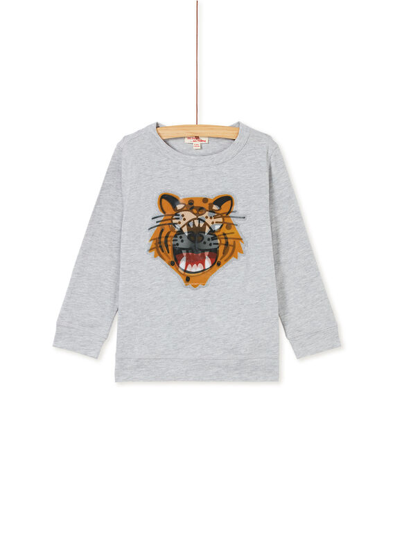 Heather grey T-SHIRT KOBRITEE1 / 20W902F2TML943