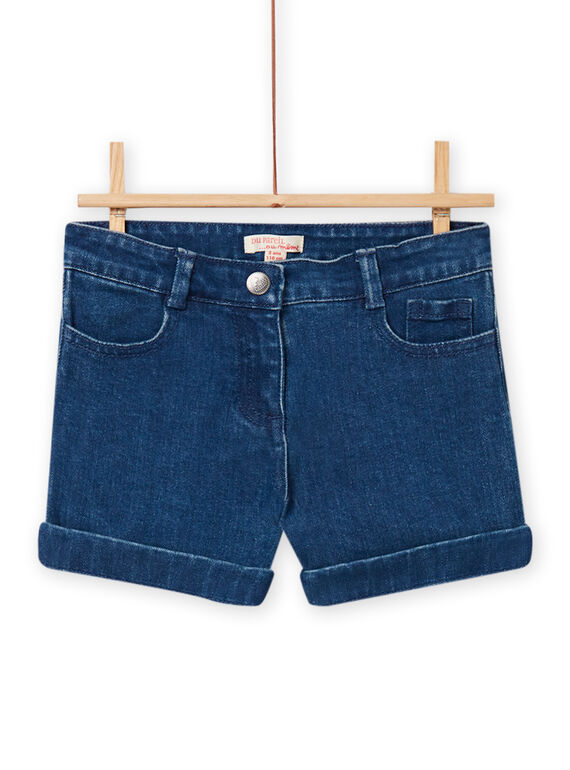 Mittelgroße Denim-Shorts Kind, Mädchen NAJOSHORT1 / 22S90161SHOP274