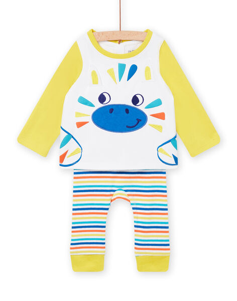 Baby Junge Schlafanzug mit Zebradruck NEGAPYJTET / 22SH14H1PYJ000