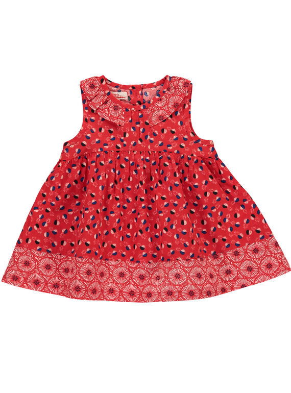 Baby-Schürzenkleid für Mädchen FITOROB1 / 19SG09L1ROB330