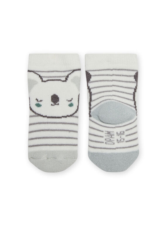 Socken mit Streifen und Koala-Muster POU1CHO3 / 22WF4281SOQ001