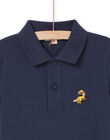 Polo-Shirt aus Piqué mit Dinosaurier-Badge ROJOPOL1 / 23S90272POL705