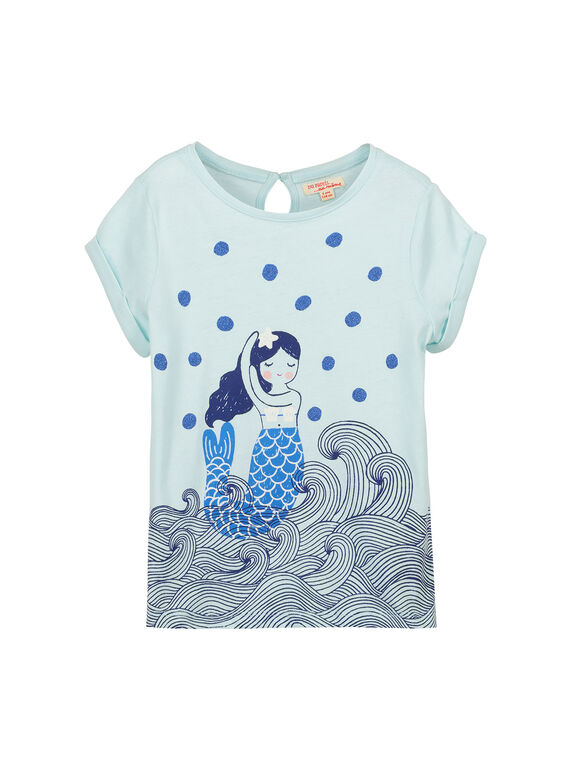 Schickes T-Shirt mit kurzen Ärmeln für Mädchen FANETI1 / 19S901B1TMCC216