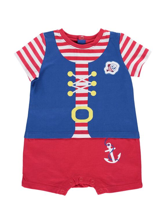 Baby boys' pirate sleepsuit CEGUGREPIR / 18SH1463GRE099