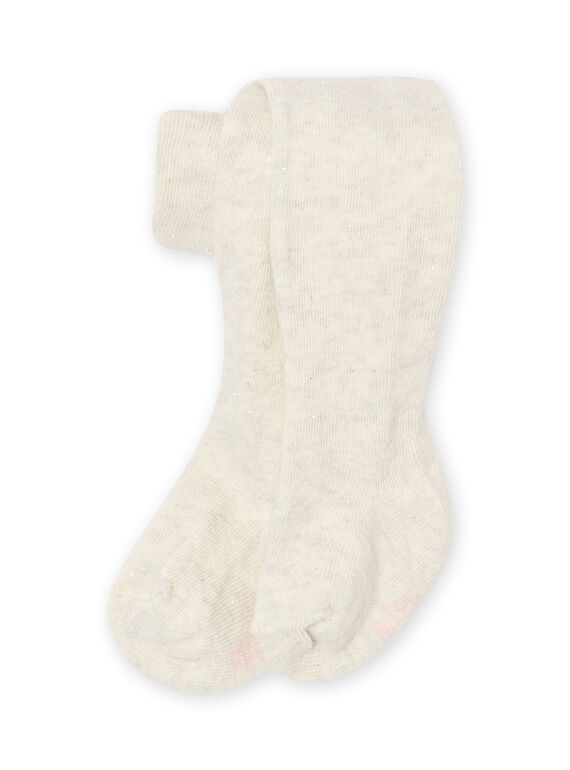 Baby Mädchen Beige Pailletten Strumpfhose MYIJOCOLU1 / 21WI0918COLA011