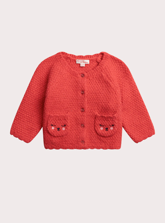 Red CARDIGAN XIJACAR1 / 25WG09M3CARF510