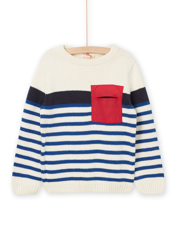 Gestreifter Strickpullover ROJOPUL2 / 23S90282PUL001