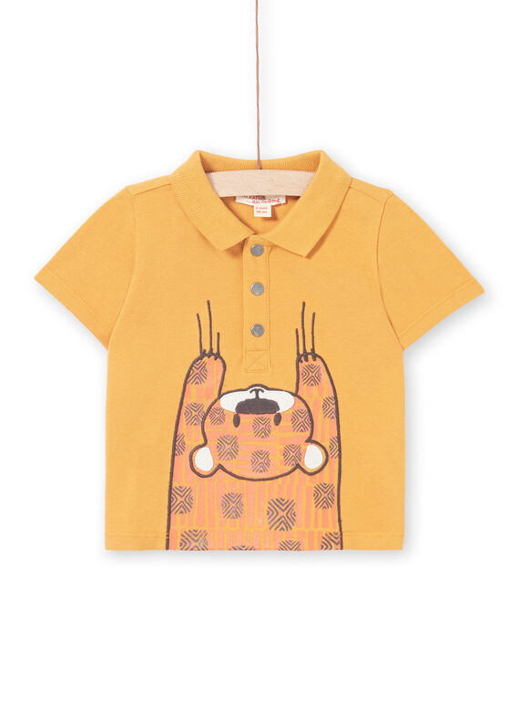 Baby Junge Senf Poloshirt LUTERPOL / 21SG10V1POLB106