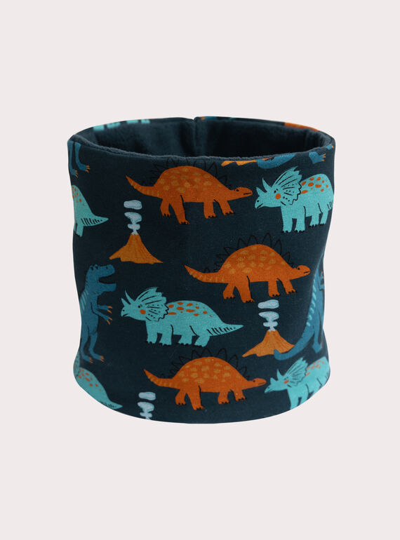 Dinosaurier-Motiv-Snood für Jungen  VYOGROSNO2 / 24WI02M2SNO705