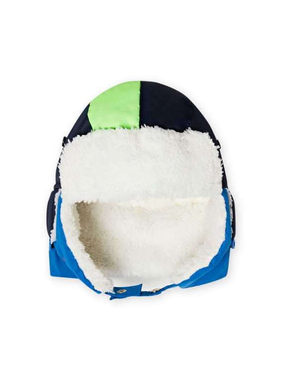 Blaue Dinosaurier-Pelz-Chapka für Jungen MYOSKICHA / 21WI02R1BONC243