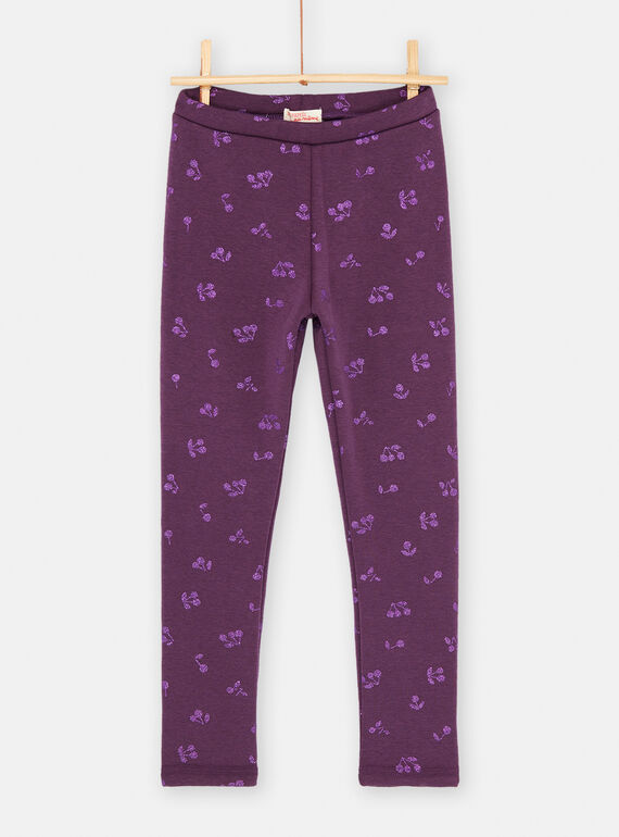 Legging mit Kirschendruck für Mädchen SAJOLEG2 / 23W901N8PAN711