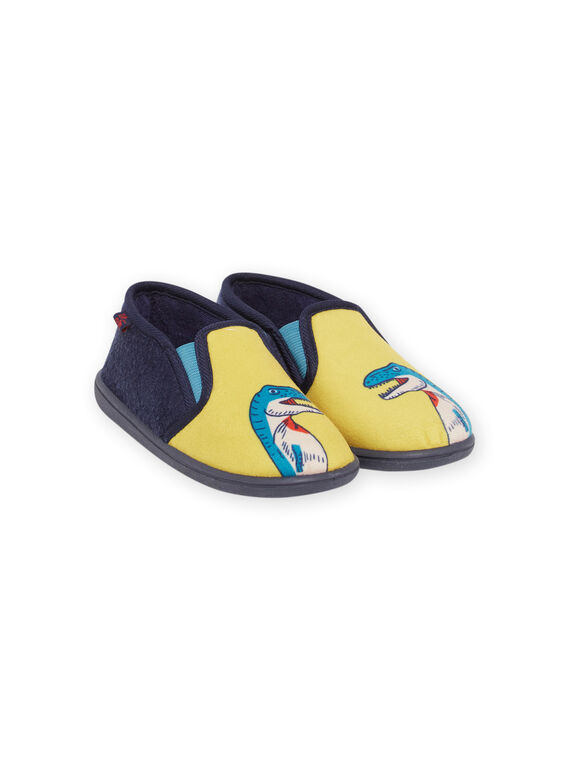 Gelbe und mitternachtsblaue Dinosaurier-Schuhe für Kinder Jungen NOPANTDINO / 22KK3623D0B010