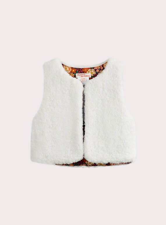 Wendbare Strickjacke Kleinkind Mädchen VIKOCAR2 / 24WG0931CAR001
