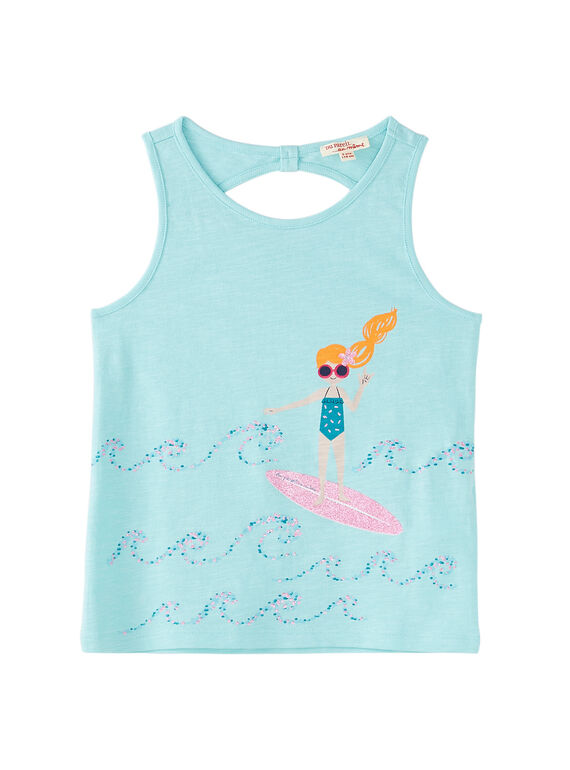 Blaues Tanktop JAQUADEB1 / 20S901R3DEBC215