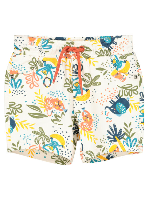 Bermudas mit Tropenmuster für Babys Jungen FUTUBER1 / 19SG10F1BER099